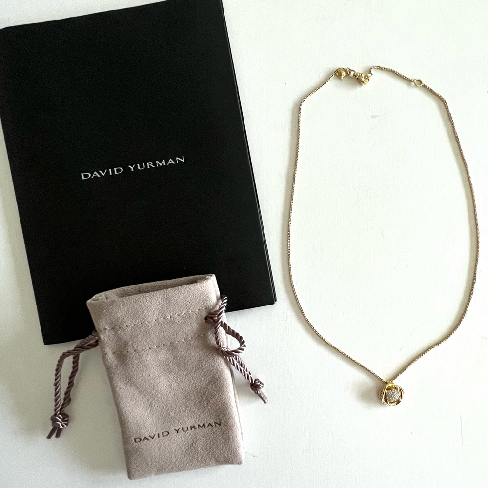 David Yurman: 18K Yellow Gold Diamond 7mm - Picture 5 of 5